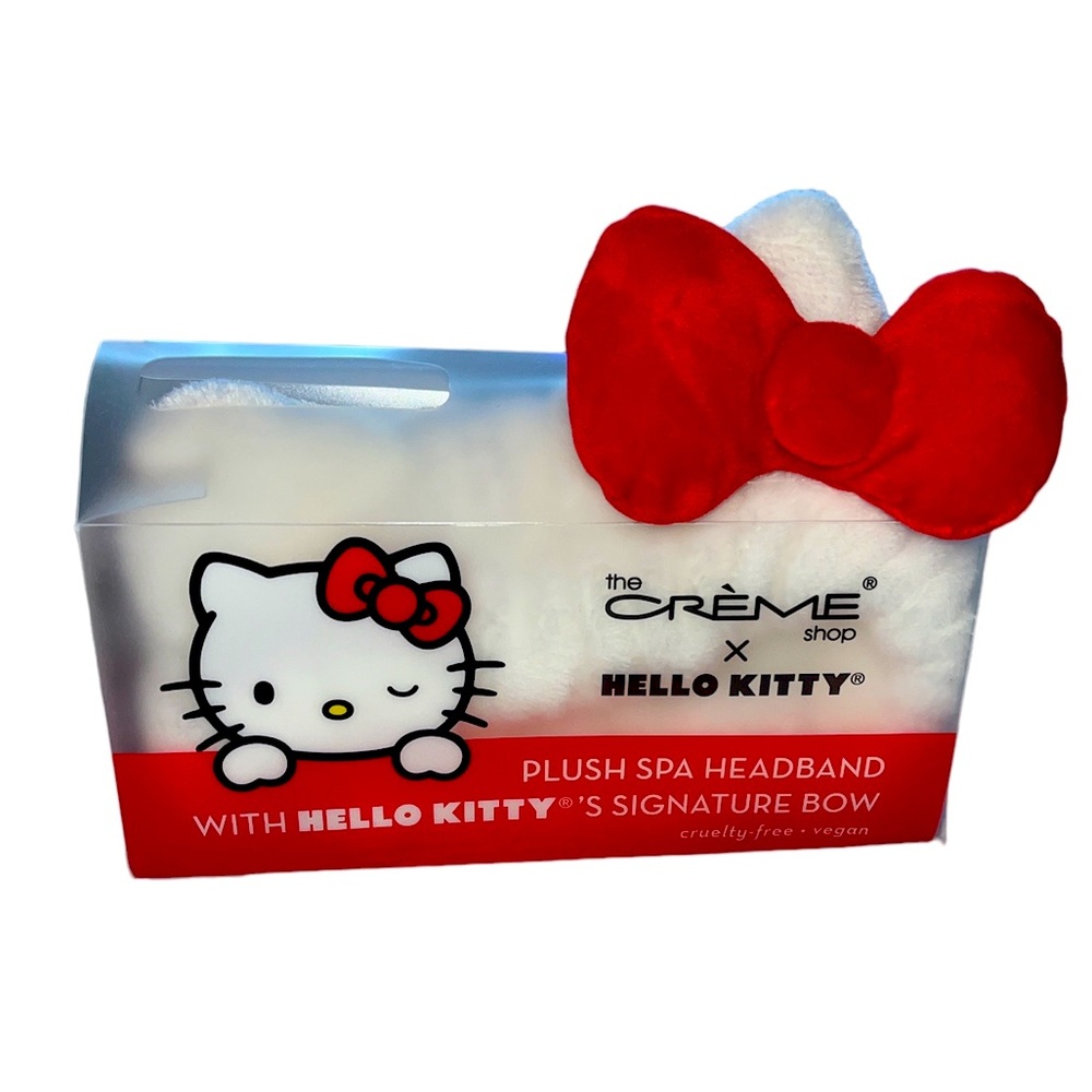 Hello Kitty x The Crème Shop Plush Spa Signature bow
